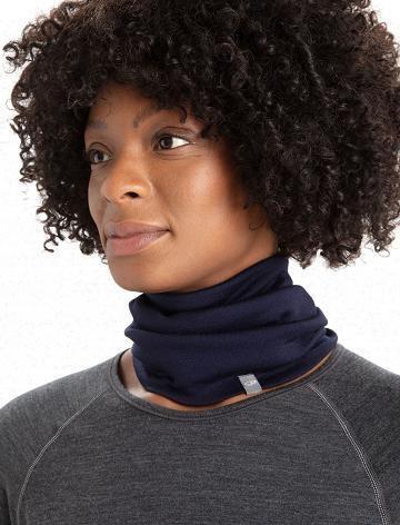 Icebreaker Unisex Merino Apex Chute Halsduk Herr Marinblå | SE 1871CTVE